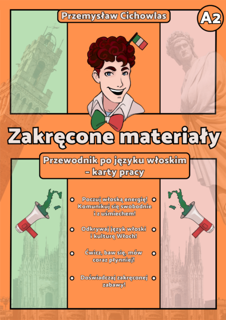 Zakręcone materiały A2 – przewodnik po języku włoskim, karty pracy